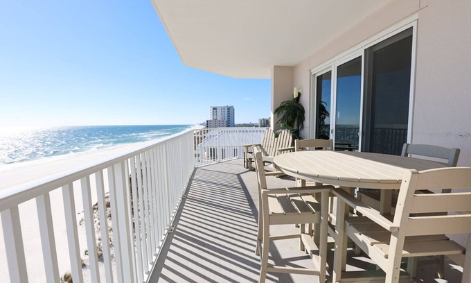 Ono Island Condo | Gulf front 4B4B spacious condo with magnificent unobstructed ocean view!