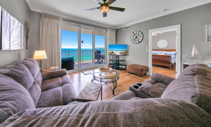 Long Beach Condo | 🏖️Gulf Front, Amazing Views-2BR Twin Palms 1601🏖️