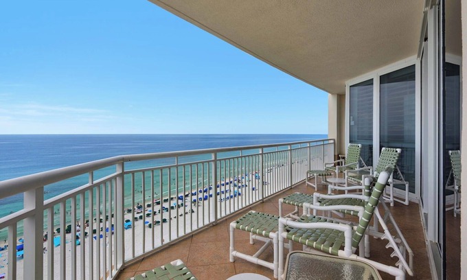 Navarre Beach Condo | 🌅Gulf Front|-Beachfront Pool|3BR The Pearl 1201🌅