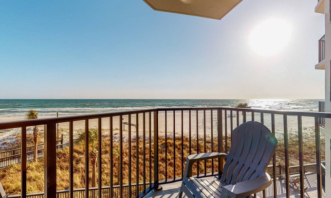 Panama City Beach Condo | Gulf-front condo with amazing views, WiFi, central AC, pools, & fitness room