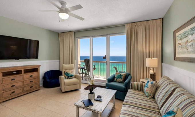 Lower Grand Lagoon Condo | Gulf Front Condo W/Private Balcony