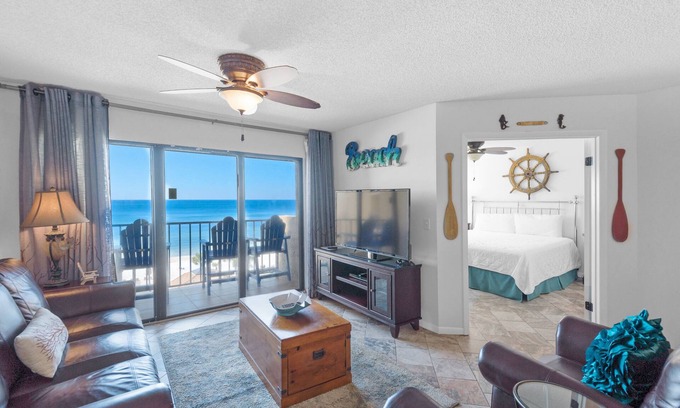 Biltmore Beach Condo | 🌴Gulf FRONT-Coastal Decor-2 Pools-2BR Summerhouse 502🌴