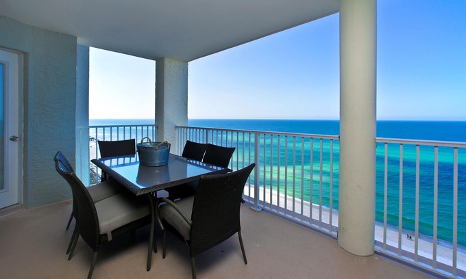 Long Beach Condo | Gulf Front Condo With Water Views from all 3 rooms and 2 sets of beach chairs!