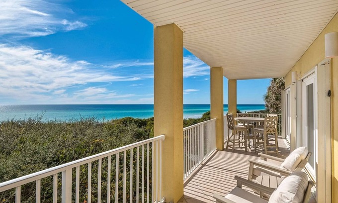 Seagrove Beach Condo | Gulf Front Condo! Free Beach Setup, Pool, Private Access, & Vacayzen Credit for Gear Rentals!