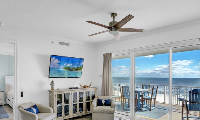Orange Beach East Condo | Gulf Front Condo | Outdoor Pool & Grill!