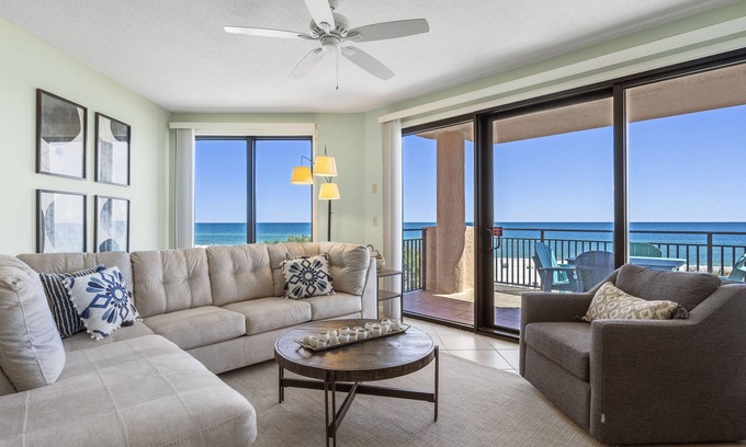Orange Beach Condo | Gulf Front Condo | Outdoor & Indoor Pools! | Liquid Life - SeaChase 302C
