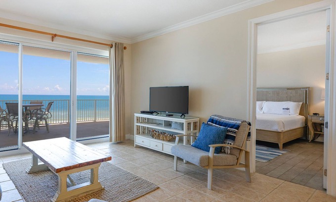 Orange Beach East Condo | Gulf Front Condo | Outdoor Pool & Grill!