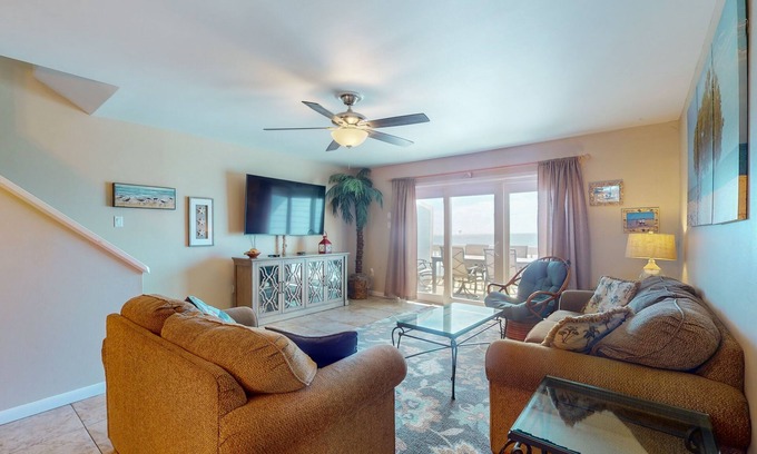 Fort Morgan Condo | Gulf-Front Condo w/Balcony, W/D, Central A/C, Shared Pool, & Incredible Views