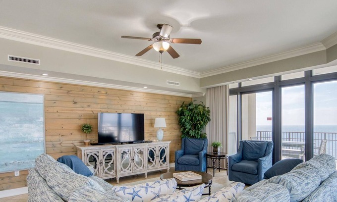 Orange Beach Condo | Gulf Front Condo | Wrap-Around Balcony