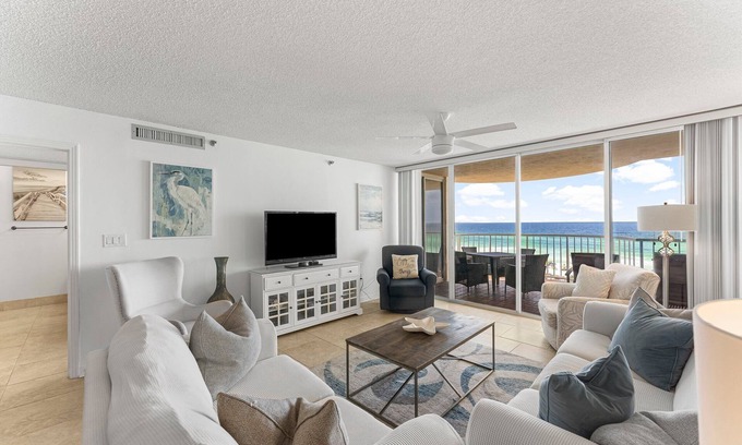 Miramar Beach Condo | GULF FRONT FOR 6! AWESOME PANORAMIC VIEWS OF THE GULF!
