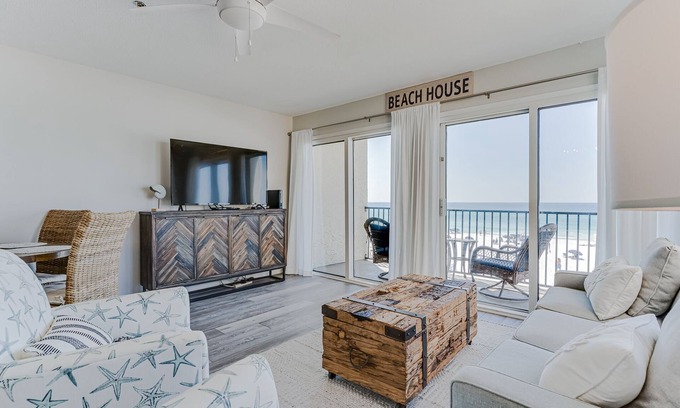 Miramar Beach Condo | Gulf Front Paradise, Private Beach Access & Beach Chair Service Included!