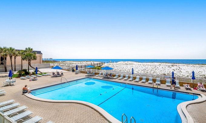 Fort Walton Beach Condo | Gulf-front & pool view at Sea Oats 603 - come sea for yourself
