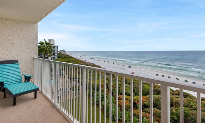 Seagrove Beach Condo | Gulf-front, Private Beach, Seasonal Beach Chairs & Free Attraction Tickets!