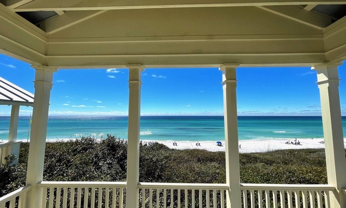 Santa Rosa Beach House | Gulf Front Seaside Iconic Honeymoon Cottage