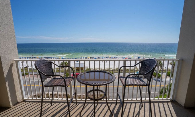 Miramar Beach Condo | Gulf Front Stay Poolside Peace and Quiet