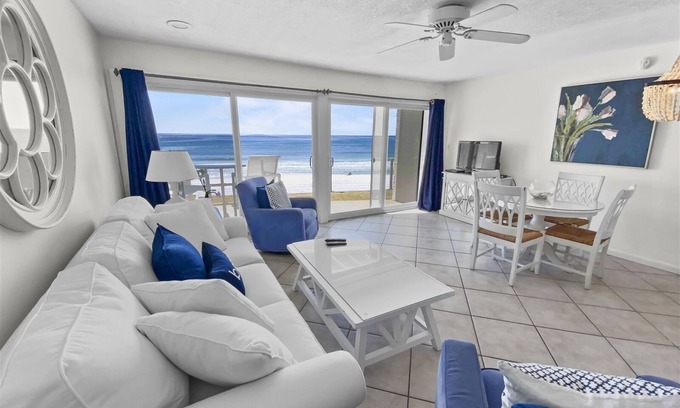 Santa Rosa Beach Condo | Gulf Front Views- Beach Chairs* - Ground Floor Unit - Blue Mountain Townhomes 4B