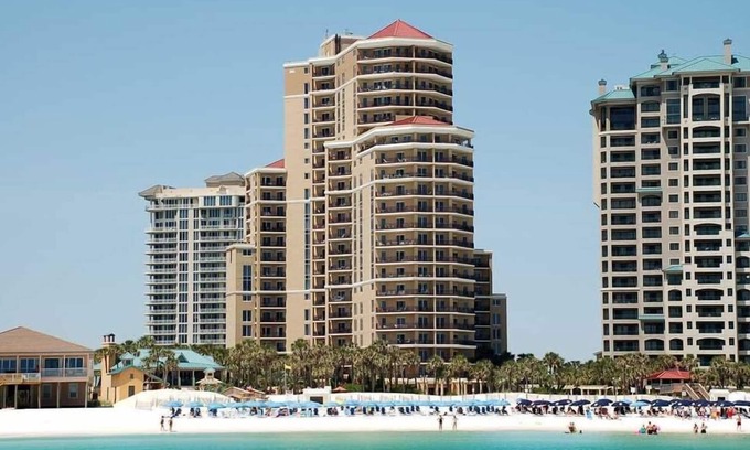 Sandestin Condo | Gulf Front with Seasonally Heated Pool! Step to Beach! Shuttle to Baytowne! 4704