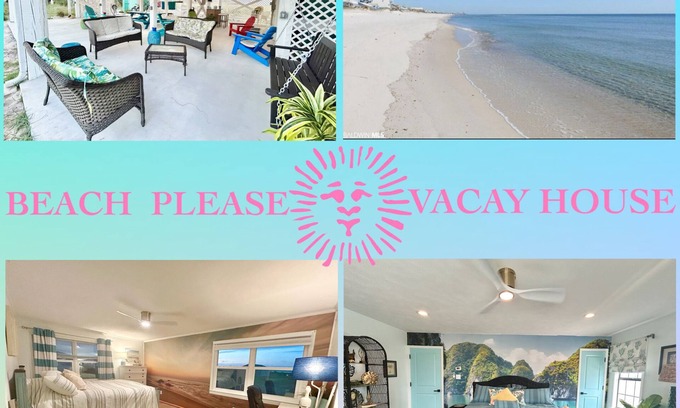 Fort Morgan House | Gulf Shores/Ft Morgan Beach & Bay Access-2 min walk, kayaks, outdoor games, fun!
