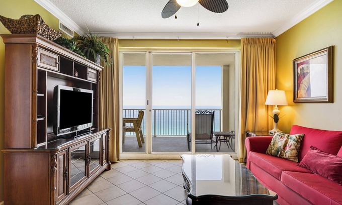 Panama City Beach Condo | Gulf Views, Amazing Location, Gulf-Front Pool + Free Attraction Tickets!