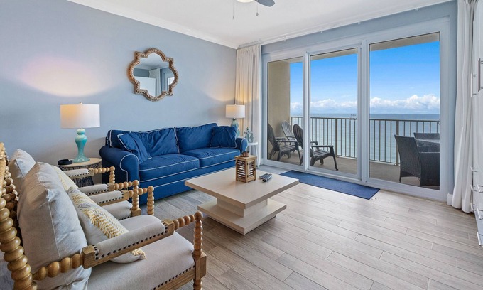 Long Beach Condo | 🌞Gulf VIEWS-BEACH Front-Pool-Grandview East 1203🌞