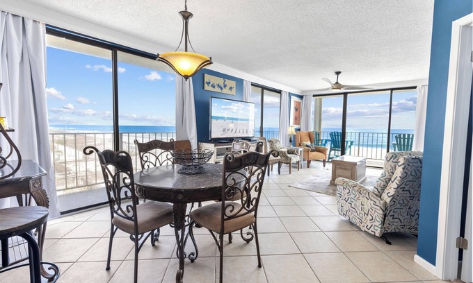Gulf Shores Condo | Gulf Village unit 217 Corner unit with Wrap around balcony!