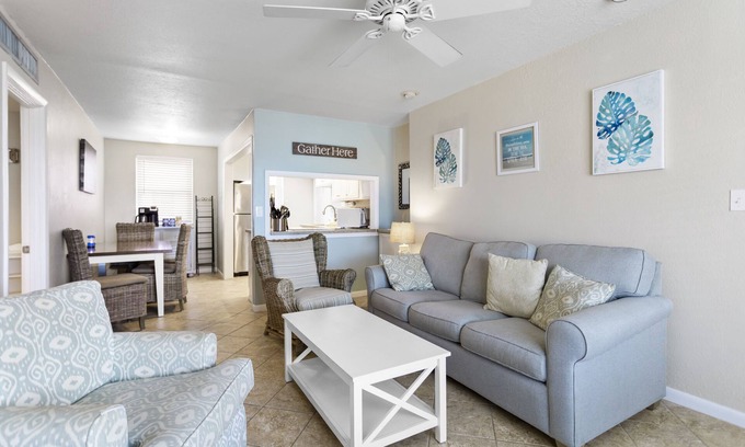 St. Petersburg - Clearwater Condo | 🌊 Gulf Winds 2BR Condo — Gulf Views & Steps to the Sand