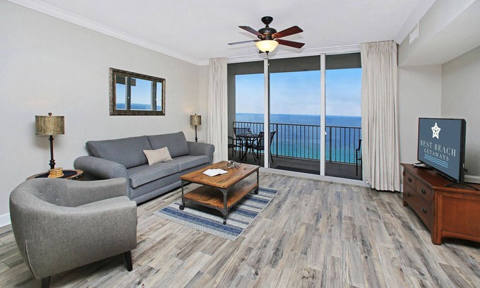 Panama City Beach Condo | GULFRONT CONDO! GREAT VIEWS! BUNK AREA FOR KIDS!BCH SRVC INCL!