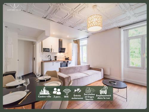 Guingamp Apartment | Hôtel Lefort - Le Cocon Harmonieux