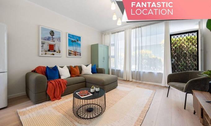 Henley Beach Apartment | Hacienda at Henley - 2BR, Wi-Fi, Workspace