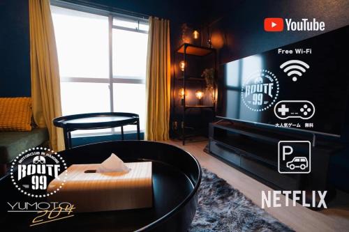Yumoto Apartment | Hakone 8mins walk-modern style FreeNetflix Switch - Unit 204