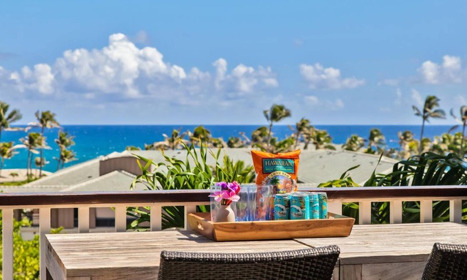 Poipu House | Halana Malie - Ocean Views, A/C, Beautifully Furnished Halana Maile Sleeps 8, 3200 sq. ft
