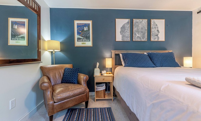 Hallowell House | Hallowell Hilltop Home with A/C, Hot Tub & Sauna