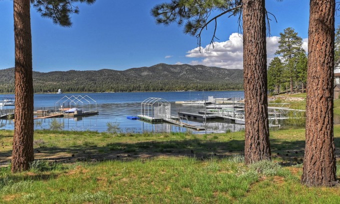 Big Bear Lake House | Happy Lake Cottage by Destination Big Bear : Rare Vintage Lakefront with Serene Lake Views and Rustic Charm!