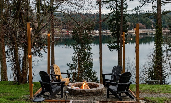 Burley House | Harbor Serenity - Private Water Access, Hot Tub, EV Charger and Game Room
