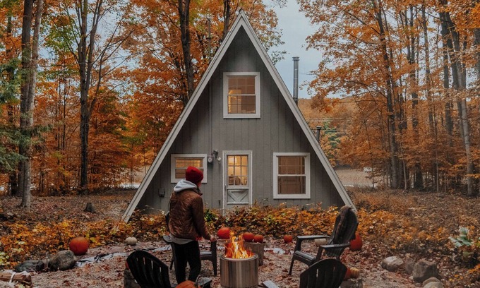 Harbor Springs Ski Chalet | Harbor Springs A-frame 5 min from town!