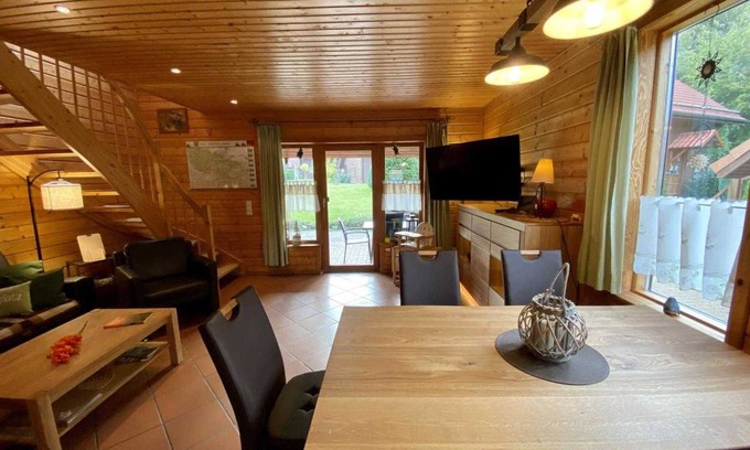 Rotacker Apartment | HAS-64 Log cabin, 5 pers., 65sqm - Naturerlebnisdorf Blauvogel (6)