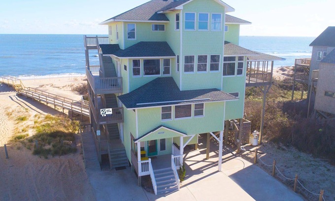 Buxton House | Hatteras Beachfront Pool Home!