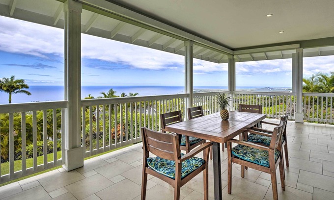 Kailua-Kona House | Hawaii Home w/ Lanai + 180 Degree Ocean Views