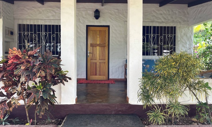 Mahe Island Apartment | HCS Bungalows, Turtle Bay Rustic Bungalow with garden, Flat #3