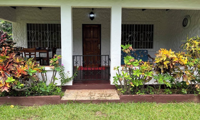 Mahe Island Apartment | HCS Bungalows, Turtle Bay Rustic Bungalow with garden, Flat #2