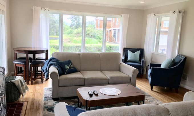 Seaside House | Hear the surf! Near beach and across from golf course. Boat parking!