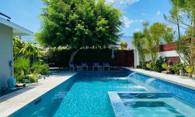 Palm Springs House | Heart of Demuth Park - Luxury Swimming Pool - Mid-Century Modern - City ID#3442