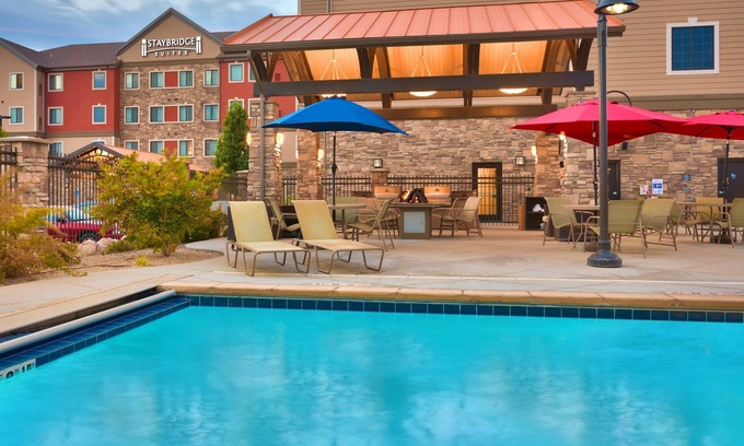 Midvale Apartment | Heated Pool & Hot Tub Access + Free Breakfast Buffet. Studio Suite great for Business Travelers!