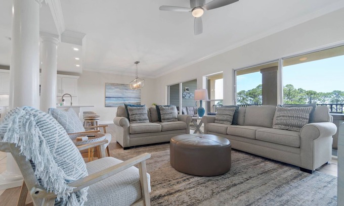 Santa Rosa Beach Condo | Heated Pool! Pickleball and Tennis! Private Boardwalk to Beach!nnn