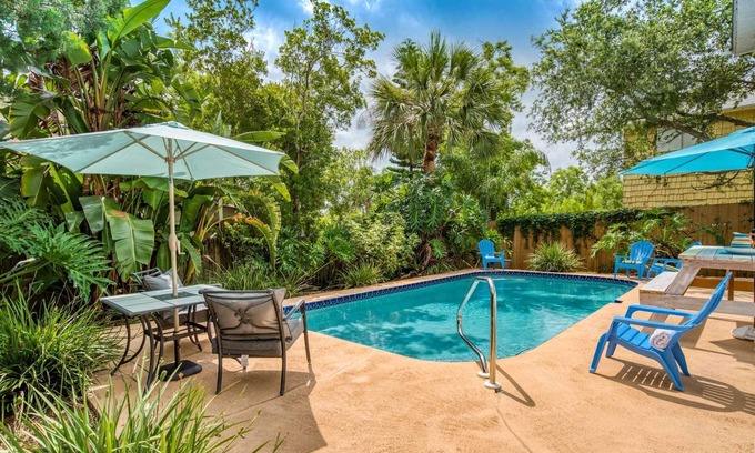 Butler Beach House | Heated Pool, Quick 10 minute Walk to Beach, Covered Deck, 1 mile to Boat Ramp, $300 in Free Tickets!