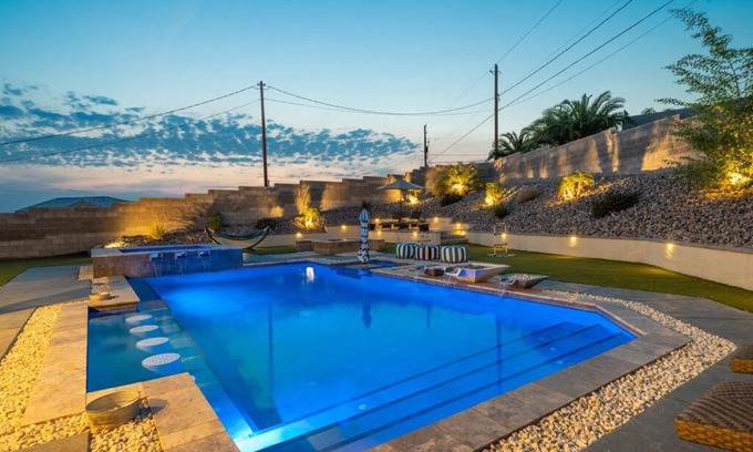 Lake Havasu City House | Heated Pool & Spa - Winterhavens Oasis