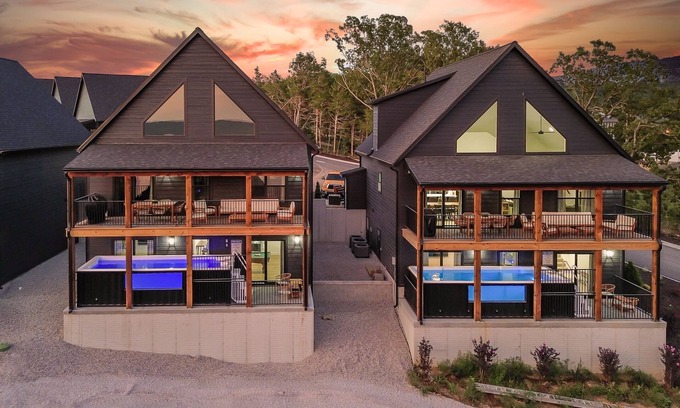 Hollister House | Heated private pools, Lake views, Wheelchair friendly | The Cottages