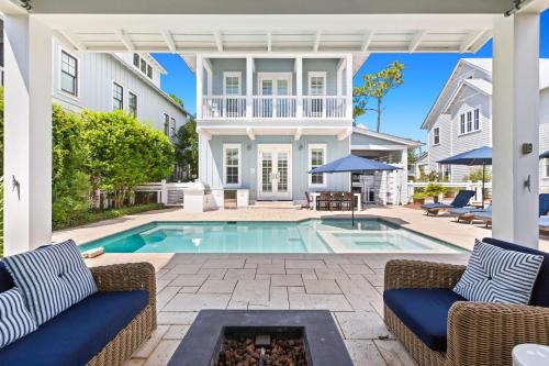 Watercolor House | Heavenly Blue
