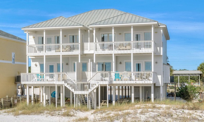 Orange Beach House | "Heavenly Sunrise"-Gulf-Front Home w/pool. Great Location! "ALVacationRentals"