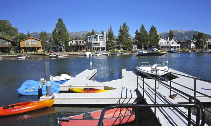 Tahoe Keys House | HEAVENLY-Waterfront-Hot Tub-Pool Table-Sleeps 14